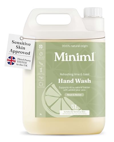 Miniml Hand Soap Wash Liquid 5...re - 100% Vegan & Cruelty Free - down 41.82% (£11.27) to £15.68 from £26.95