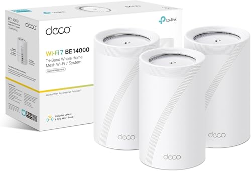 2026 New TP-Link Deco BE68(3-p...N, APP Setup, GoogleHome/Alexa - down 30.82% (£262.00) to £587.99 from £849.99