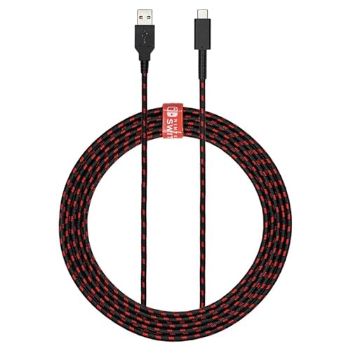 PDP Gaming Charge Cable | 8 Fe...r: Black/Red - Nintendo Switch - down 13.28% (£0.72) to £4.70 from £5.42