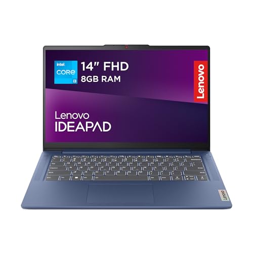 Lenovo IdeaPad Slim 3 | 14 inch Full HD Laptop | Intel Core i3-N305 | 8GB RAM | 512GB SSD | Windows 11 Home | Abyss Blue