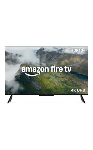 Amazon Ember 55" 4-Series with Fire TV (newest gen), 4K Ultra HD smart TV with Alexa Remote, HDR10+, fast processor, Dolby Audio, Ambient Experience, free and live TV