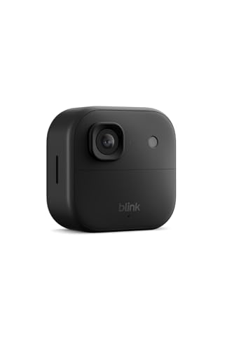 Blink Outdoor Camera 2K+ (newest gen) — Wireless smart security camera, 2K video resolution, enhanced audio, up to two-year battery. Required Sync Module not included — Add-on camera only, Black