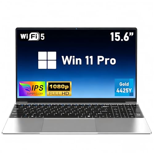 FUNYET Laptop,2026 Laptop 15.6 Inch 16GB RAM 512GB SSD, 4425Y Processor,Notebook FHD 1920 x 1080 Display, Support WiFi 5, BT5.0, USB3.0 * 2, 5000mAh Battery Computer