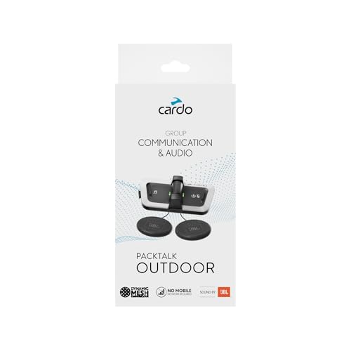Cardo PACKTALK OUTDOOR DUO PACK WHITE - down 29.50% (£98.00) to £234.20 from £332.20