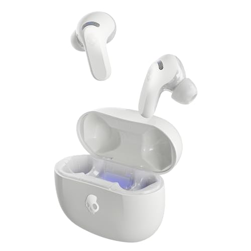 Skullcandy Rail ANC Wireless E...izable via Skull-iQ App - Bone - down 28.58% (£20.00) to £49.99 from £69.99