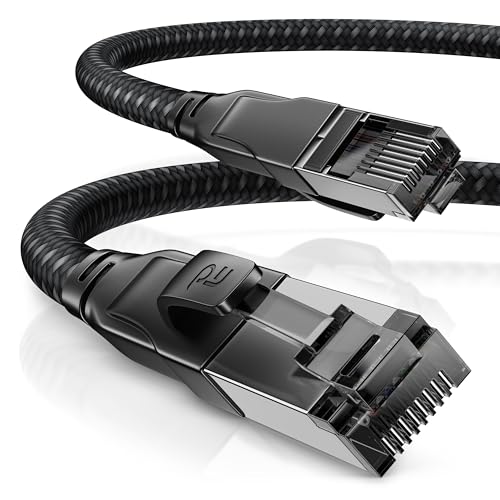 CSL - CAT 8.1 Network Cable 40... - Compatible with Cat 6 Cat 7 - down 9.97% (£0.70) to £6.32 from £7.02