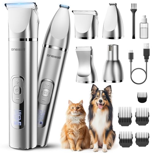 oneisall Low Noise 4 in 1 Dog ...Nail Grinder for Dogs and Cats - down 32.90% (£12.50) to £25.49 from £37.99
