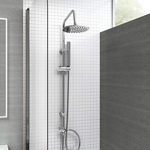 iBathUK | Modern Chrome Riser ...r Head Kit for Bath Tap SP5105 - down 17.29% (£7.19) to £34.39 from £41.58