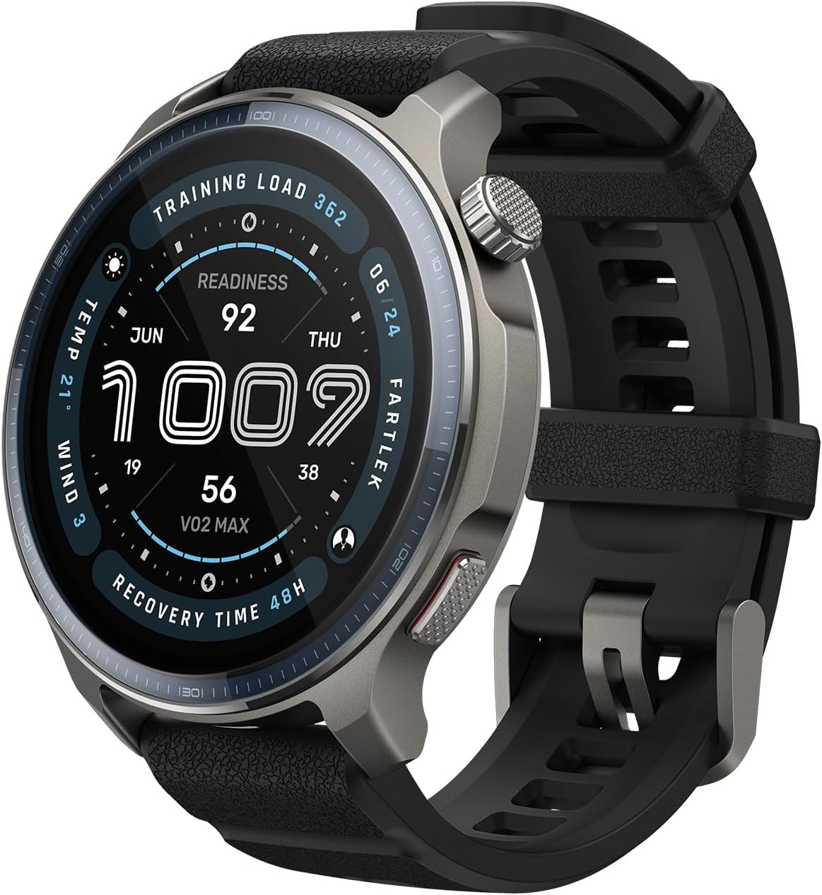 Amazfit Balance 2 Smart Watch for Men 47mm, 1.5" AMOLED Sapphire Glass, Offline Maps, GPS, 21 Days Battery, 170+ Sport Modes, Hyrox & Golf Mode, Strength Training, Heart Rate & Sleep Health Tracking