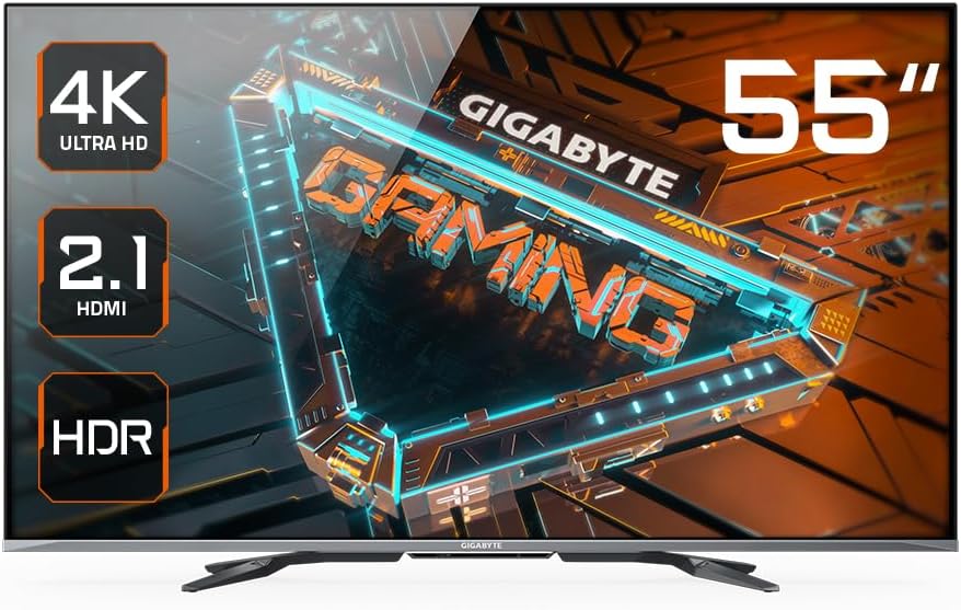 Gigabyte S55U 55" UHD Gaming M...c Premium, HDR Ready, HDMI 2.1 - down 10.00% (£48.58) to £437.21 from £485.79