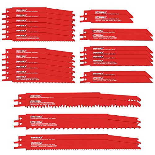 HYCHIKA 32-Piece Reciprocating...Saw Blades with Organizer Case - down 19.19% (£3.43) to £14.44 from £17.87