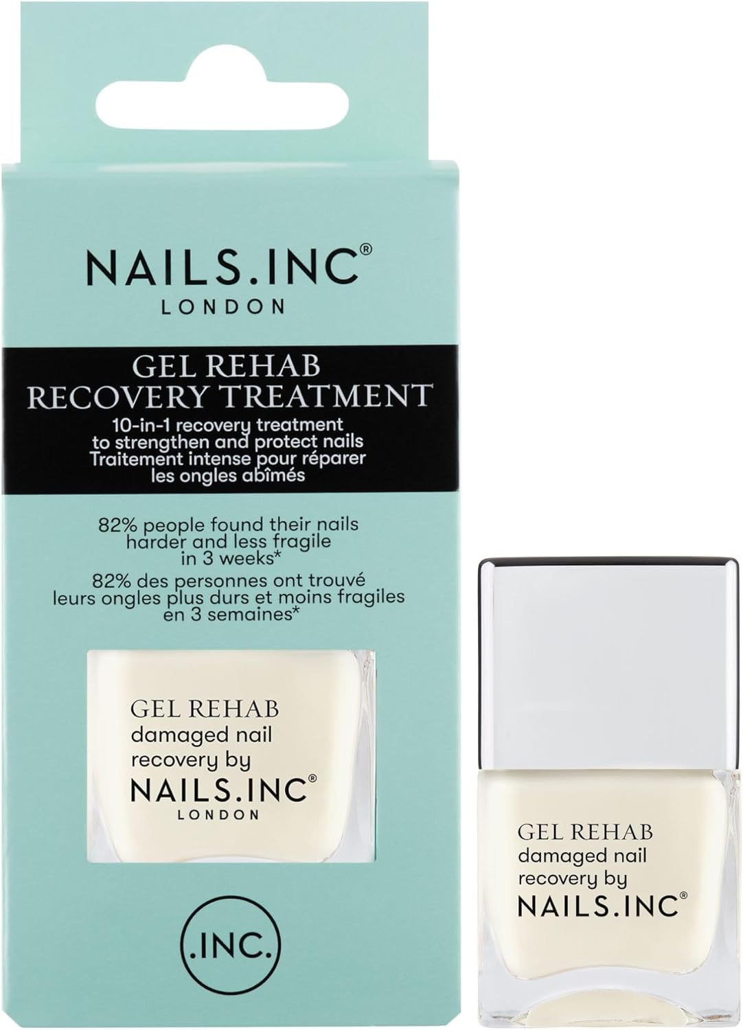 Nails.INC Gel Rehab Recovery T...s, Cruelty Free, Vegan, (14ml) - down 50.00% (£7.50) to £7.50 from £15.00