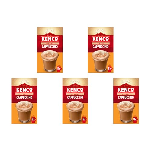 Kenco Cappuccino Instant Coffe... of 5, Total 40 Sachets, 592g) - down 34.21% (£3.25) to £6.25 from £9.50