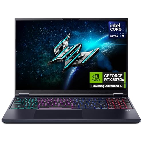 acer Predator Helios Neo 16 AI...WQXGA 240Hz, Windows 11, Black - down 10.00% (£170.18) to £1,531.58 from £1,701.76