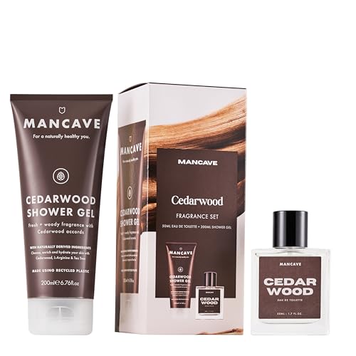 ManCave Cedarwood Mens Fragran...ent for him, Fragrance for Men - down 10.00% (£1.16) to £10.44 from £11.60