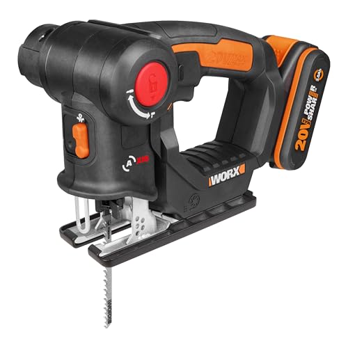 Worx WX550 – Axis – Sierra 2-i...Battery 20 V – 2.0 Ah – Li-Ion - down 9.06% (£10.95) to £109.91 from £120.86