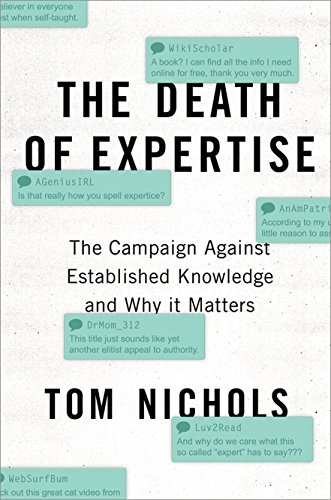 The Death of Expertise: The Ca...d Knowledge and Why it Matters - down 10.09% (£0.34) to £3.03 from £3.37