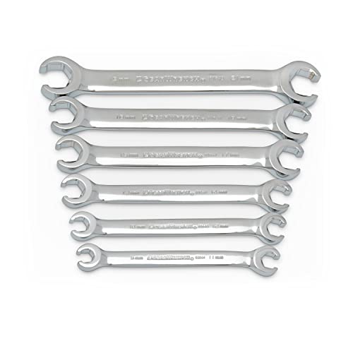 GEARWRENCH 6 Pc. Flare Nut Wrench Set, Metric - 81906 - down 10.00% (£2.76) to £24.84 from £27.60
