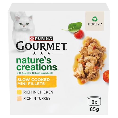 GOURMET Nature's creations (Ri...arsnip) Wet Cat Food Can 8x85g - down 13.59% (£0.59) to £3.75 from £4.34