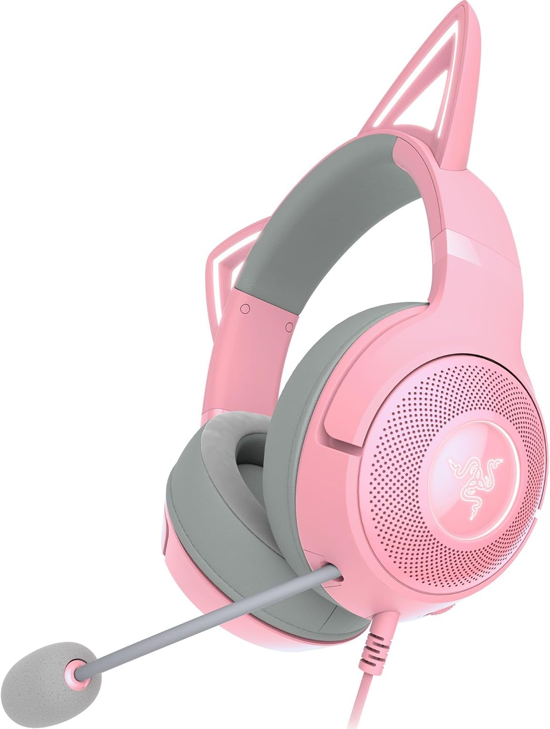 Razer Kraken Kitty V2 - Wired ....1 Surround Sound) Quartz Pink - down 12.50% (£10.00) to £69.99 from £79.99
