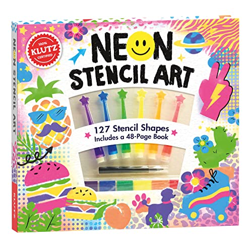Neon Stencil Art: 6 (Klutz) - down 13.93% (£2.11) to £13.04 from £15.15