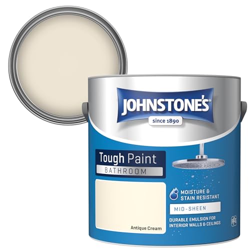 Johnstone's - Bathroom Paint -...12m2 Coverage per Litre - 2.5L - down 29.87% (£6.81) to £15.99 from £22.80