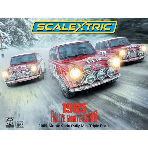 Scalextric C4488A 1965 Monte C... Rally for ages + 3 Years, Red - down 23.60% (£31.97) to £103.50 from £135.47