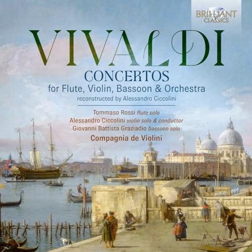 Vivaldi Concertos for Flute, Violin, Bassoon & Orchestra - down 4.18% (£0.49) to £11.24 from £11.73