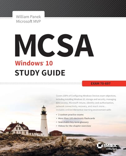 MCSA Microsoft Windows 10 Study Guide: Exam 70-697 - down 6.58% (£0.74) to £10.50 from £11.24