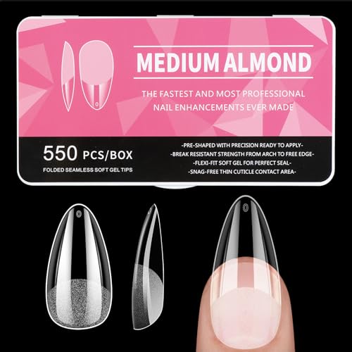 Diboniur Medium Almond Nail Ti...ers and Art Salons, Extensions - down 46.25% (£5.55) to £6.45 from £12.00