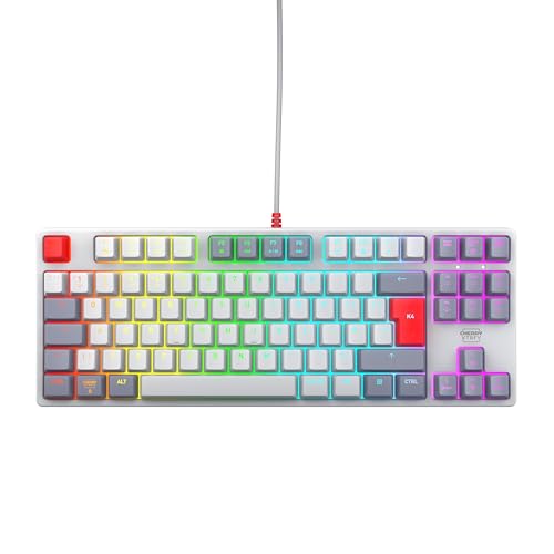CHERRY XTRFY K4V2 TKL, Wired G...nical MX2A RED Switches, Retro - down 10.00% (£4.99) to £44.91 from £49.90