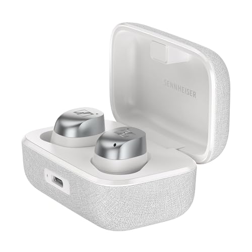 Sennheiser MOMENTUM True Wirel...daptive ANC, Auracast - Silver - down 7.74% (£12.59) to £149.99 from £162.58