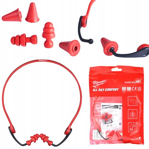 Milwaukee 4932478135 Banded Ear Plugs - down 5.70% (£0.43) to £7.12 from £7.55