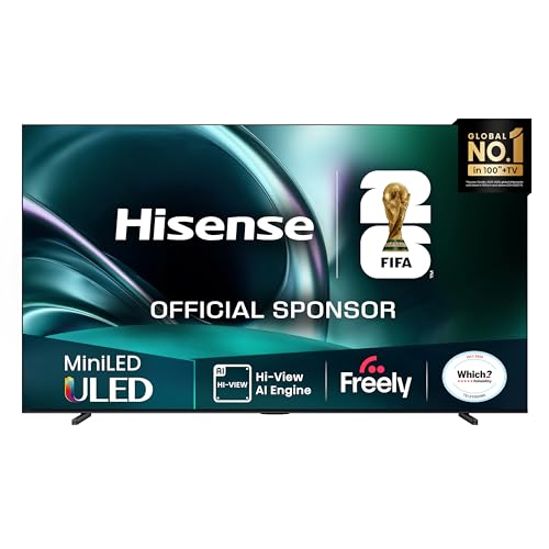 Hisense 85" 85U7QTUK MiniLED Q...ly, Disney +, YouTube, Netflix - down 5.00% (£60.40) to £1,147.60 from £1,208.00