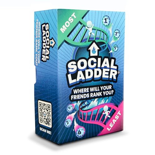 The Sidemen SOCIAL LADDER Card...Rank? For Adults and Teens 16+ - down 31.37% (£1.60) to £3.50 from £5.10
