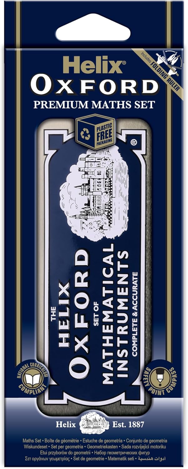 Helix Oxford Premium Maths Set - down 7.41% (£0.28) to £3.50 from £3.78