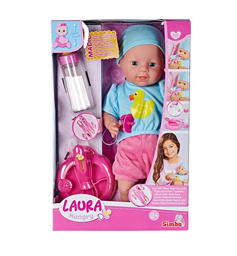 105010964 Laura with feeding set - down 49.07% (£18.01) to £18.69 from £36.70