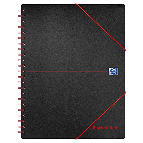 Oxford Black n' Red Frame Rule... Punched, 160 Perforated Pages - down 71.30% (£12.42) to £5.00 from £17.42