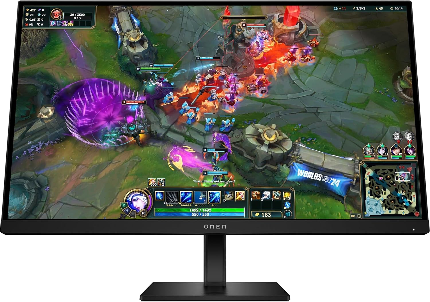 HP OMEN 27 inch QHD 280Hz Gami... | Integrated Cable Management - down 10.00% (£20.07) to £180.68 from £200.75