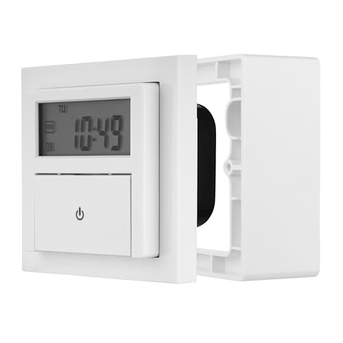 REV Timer, Digital Flush-Mount... with Off/Toggle Switch, White - down 6.36% (£0.69) to £10.16 from £10.85