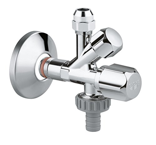 GROHE Angle Valves Neutral Han...ice Valve 1/2" Chrome 22036000 - down 10.02% (£1.61) to £14.46 from £16.07