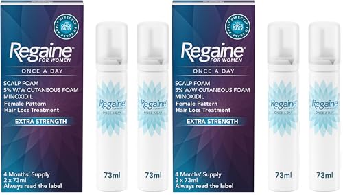 Regaine for Women, Hair Growth...’ Supply, 2 x 73ml (Pack of 2) - down 28.63% (£25.77) to £64.23 from £90.00