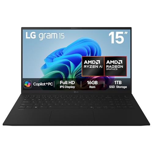 LG gram 15Z80T - 15 inch FHD I... Windows 11 Home, Black (2025) - down 8.27% (£99.11) to £1,099.99 from £1,199.10