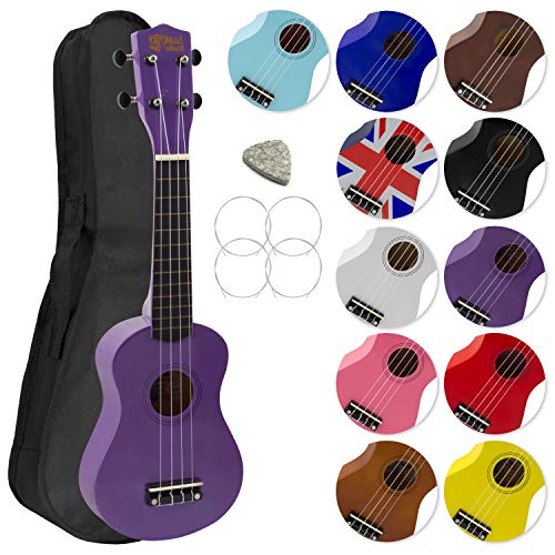 Mad About SU8 Soprano Ukulele ...s for Improved Tuning - Purple - down 27.33% (£6.00) to £15.95 from £21.95