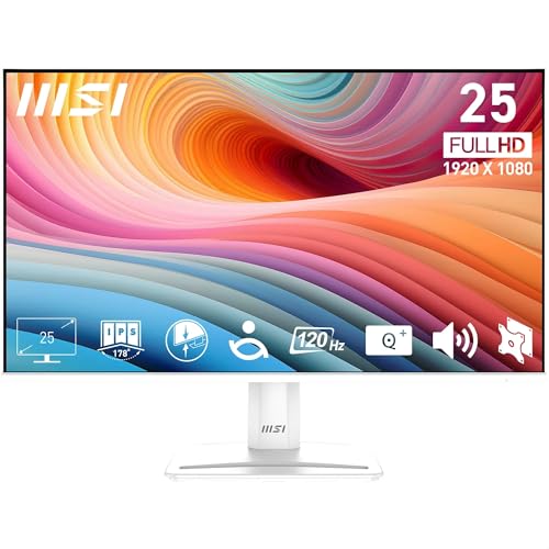MSI PRO MP251W E2 24.5" FHD Of...I 2.0b, DP (1.4a), D-Sub (VGA) - down 40.42% (£40.00) to £58.97 from £98.97