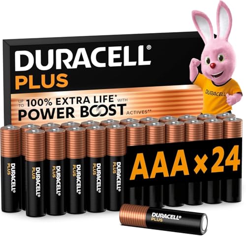 DURACELL Plus AAA Batteries (2...aging – 10-Year Storage-MN2400 - down 41.20% (£7.00) to £9.99 from £16.99