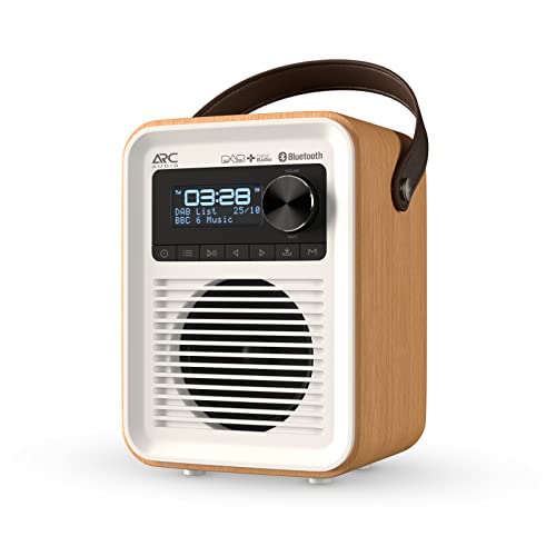 DAB, DAB+ & FM Radio with Blue...al Radio | Arc Audio One - Oak - down 10.01% (£3.27) to £29.41 from £32.68