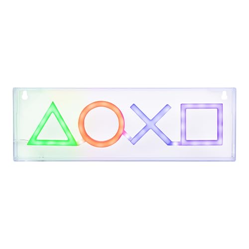 PlayStation Icons LED Neon Lig... & Decor for Gamers - Paladone - down 51.55% (£10.64) to £10.00 from £20.64