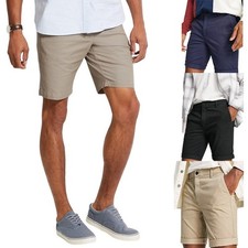 TOPMAN Mens Chino Shorts Stretch Cotton Slim Fit Combat Casual Half Pant W28-W38