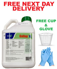 5L GALLUP XL PROFESSIONAL GLYPHOSATE 360g/L TOTAL WEED KILLER + FREE CUP  BARCLA